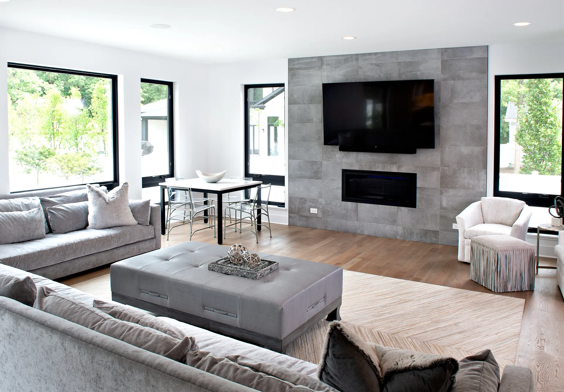 Open-Plan Modern Home, Interior Visualization Suite — slide 1