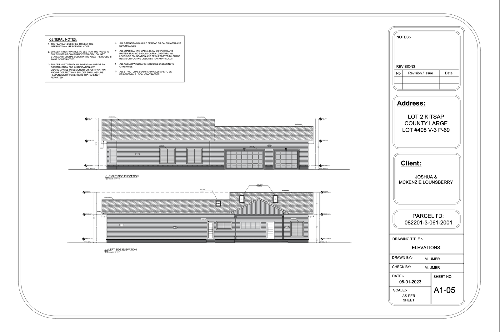 Custom Home Permit Drawings, Washington State — slide 5