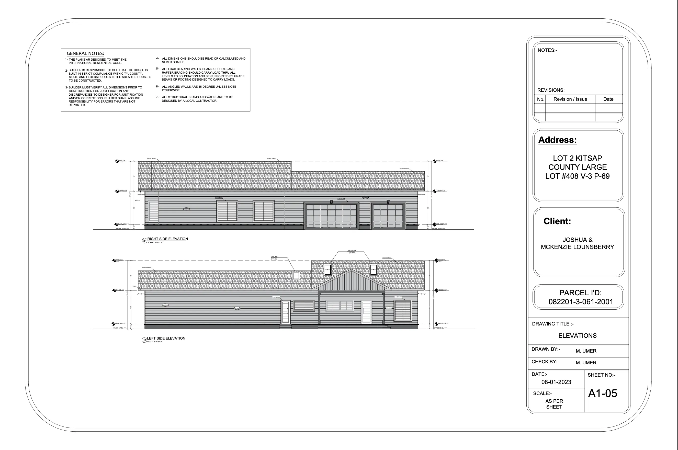 Custom Home Permit Drawings, Washington State — slide 5