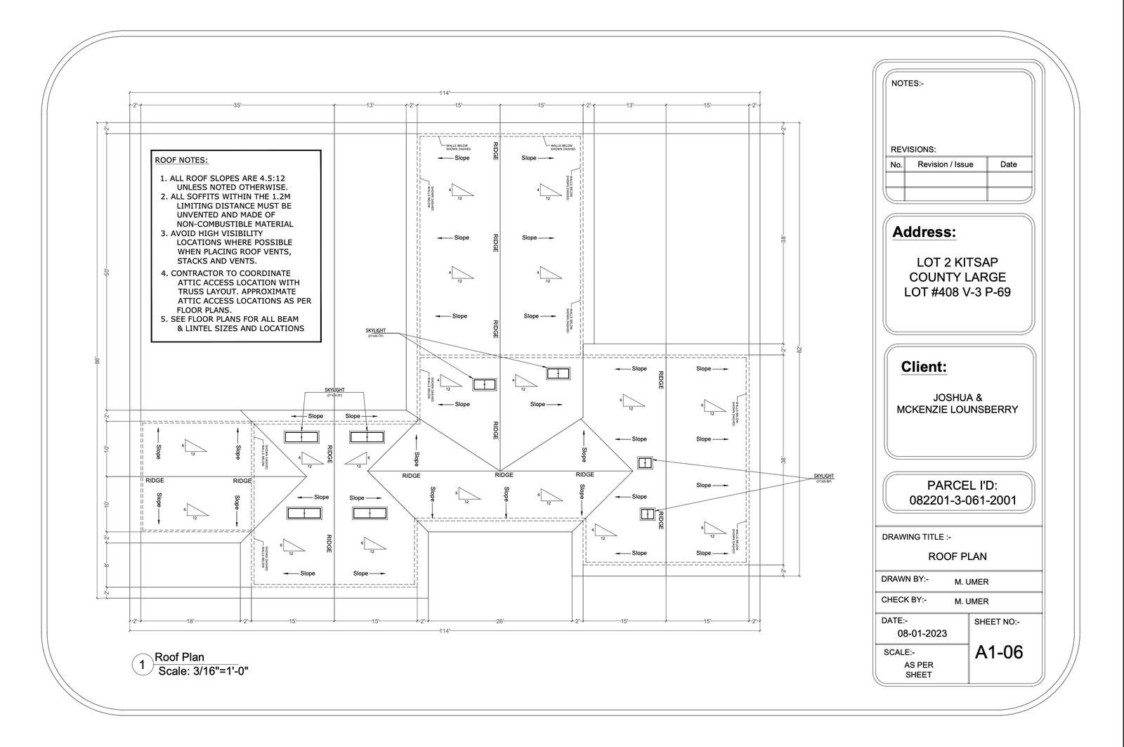 Custom Home Permit Drawings, Washington State — slide 6