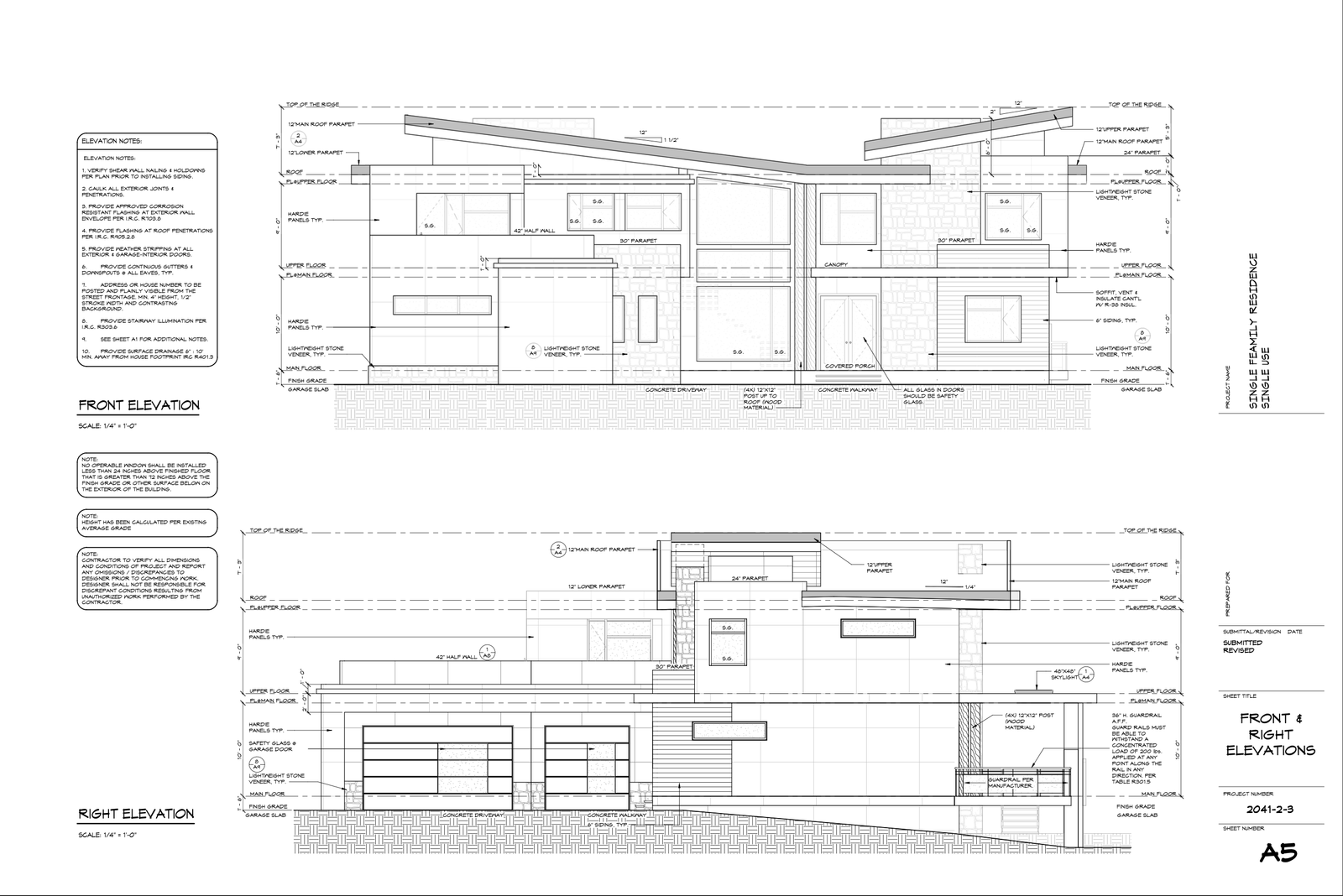 Modern Two-Story Hillside Residence — slide 5