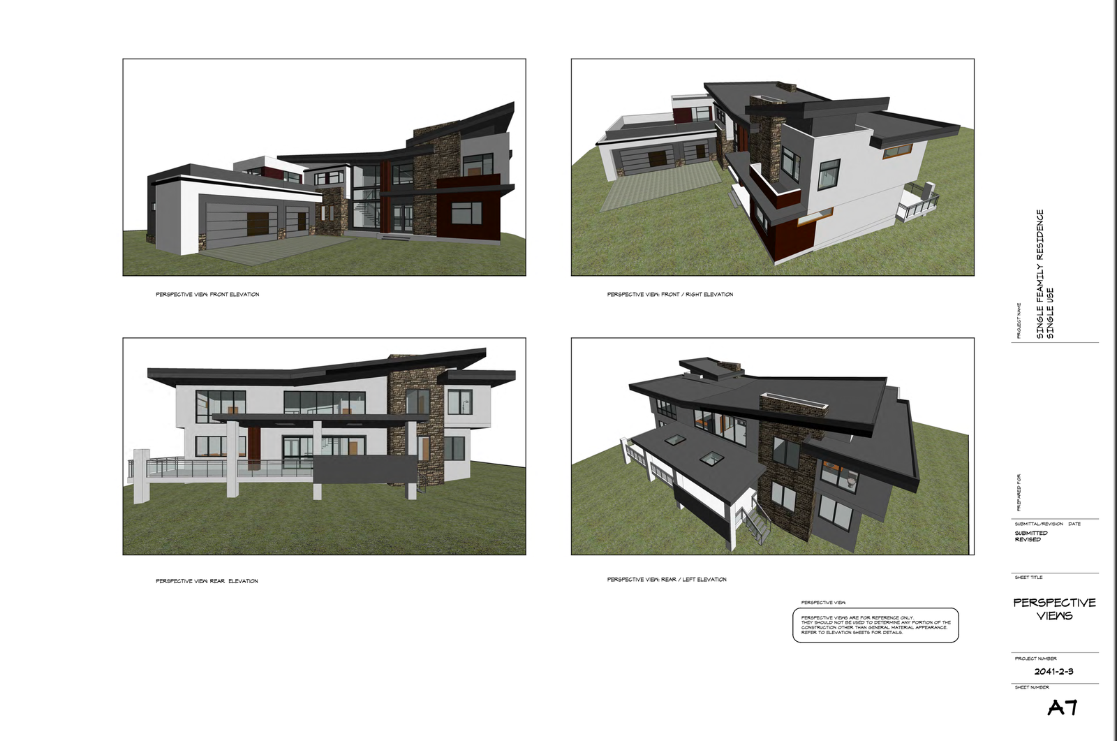 Modern Two-Story Hillside Residence — slide 6