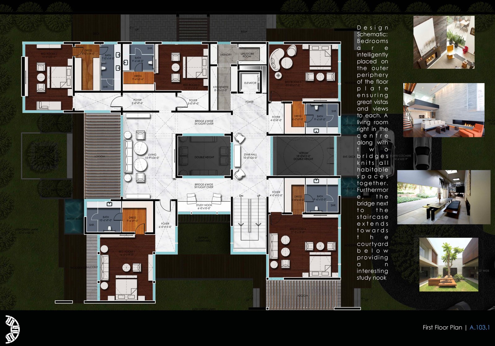 Luxury Villa, Concept Design & Visualization — slide 4