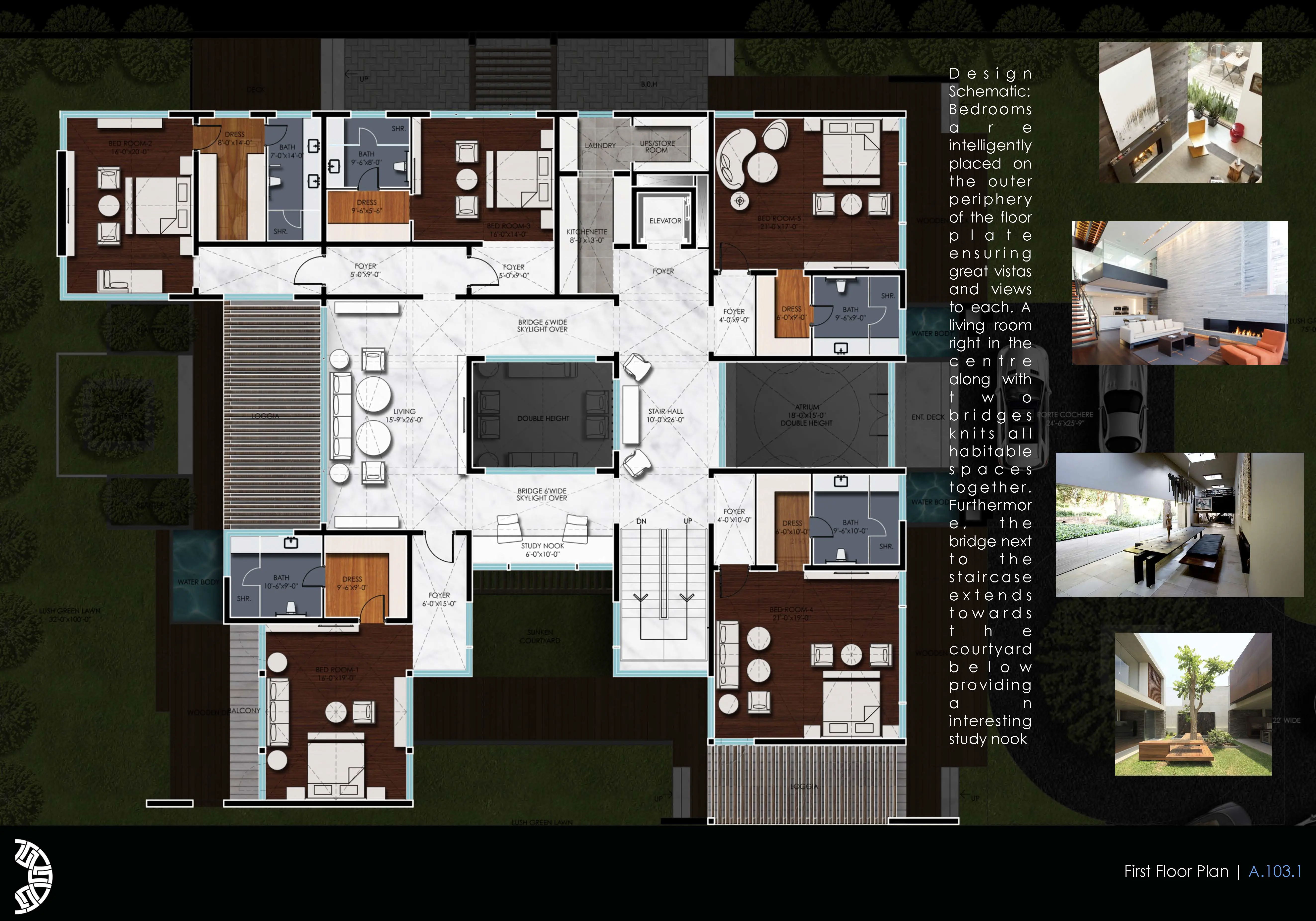 Luxury Villa, Concept Design & Visualization — slide 4
