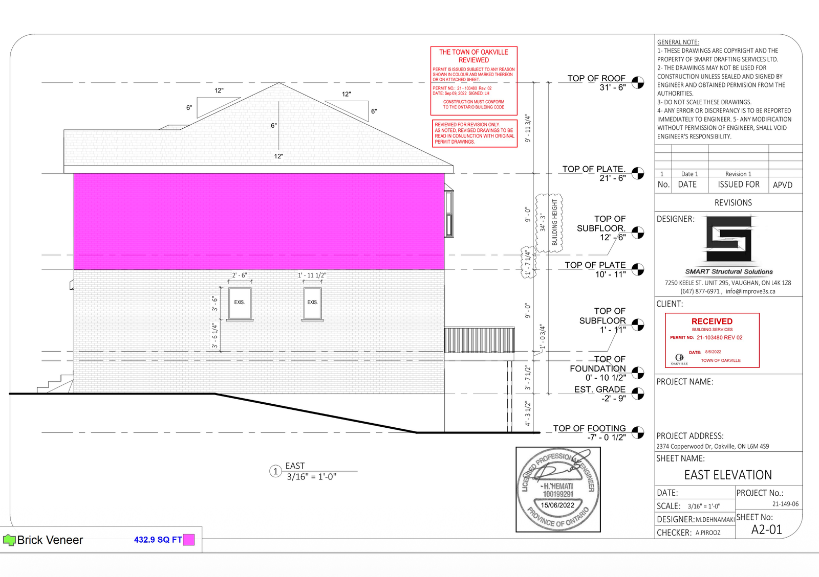 Copperwood Drive Renovation, Material Takeoff & Cost Estimate — slide 1