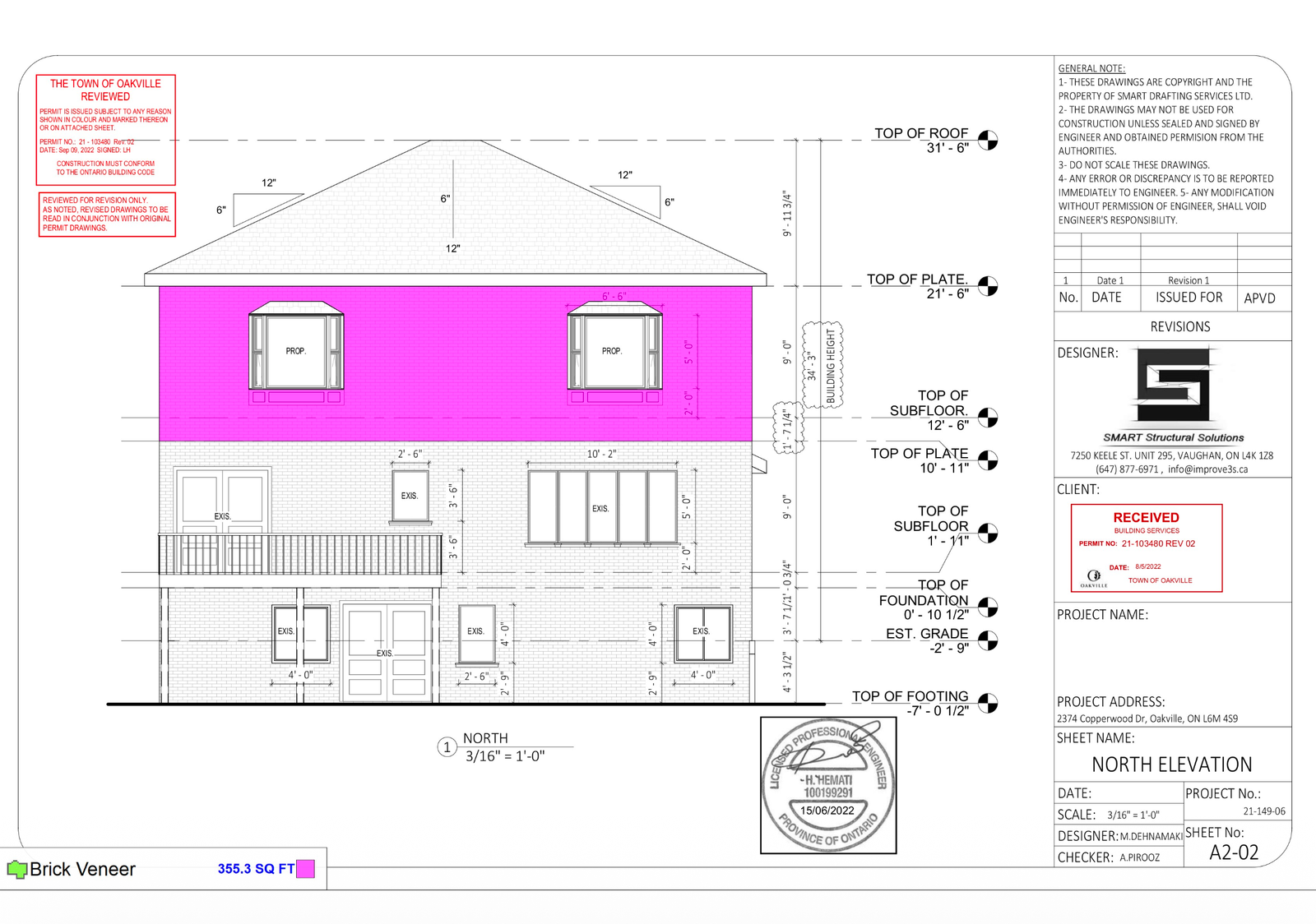 Copperwood Drive Renovation, Material Takeoff & Cost Estimate — slide 2