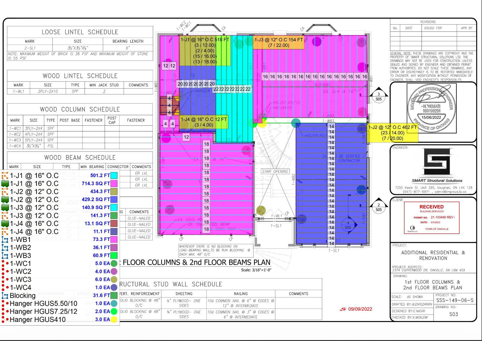 Copperwood Drive Renovation, Material Takeoff & Cost Estimate — slide 4
