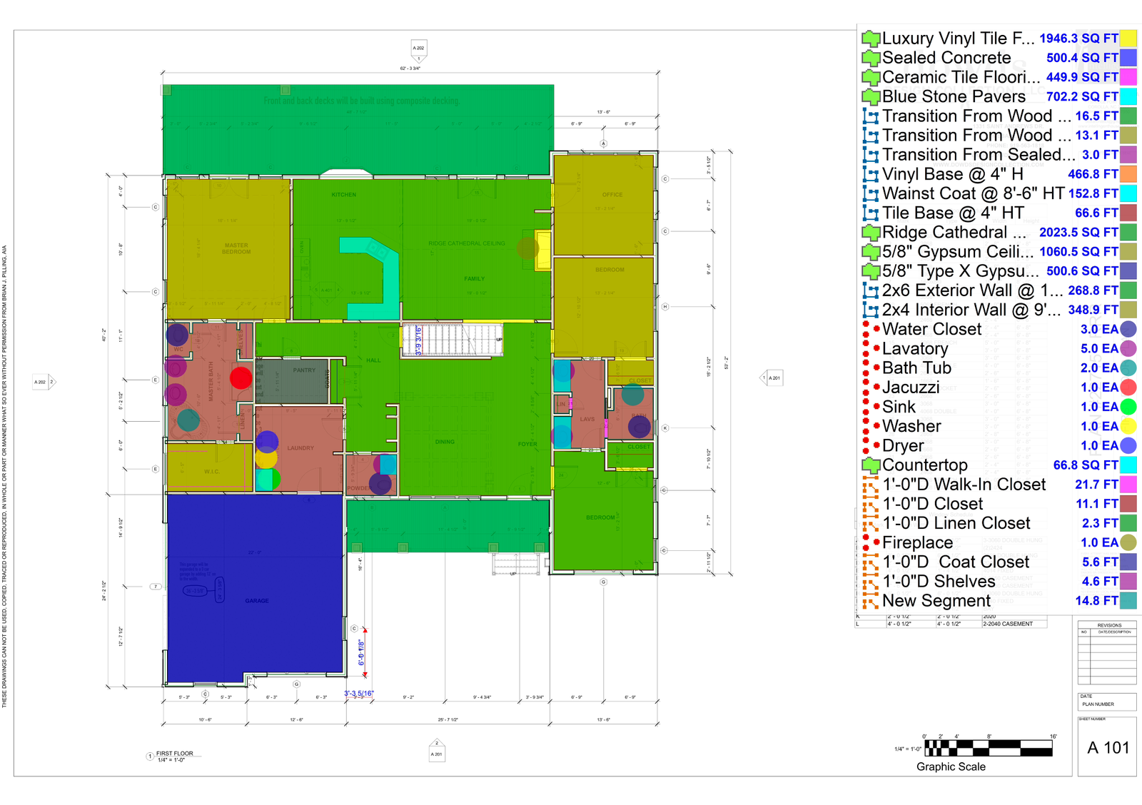 Damianeas House, Full Construction Estimate & Material Takeoff — slide 3