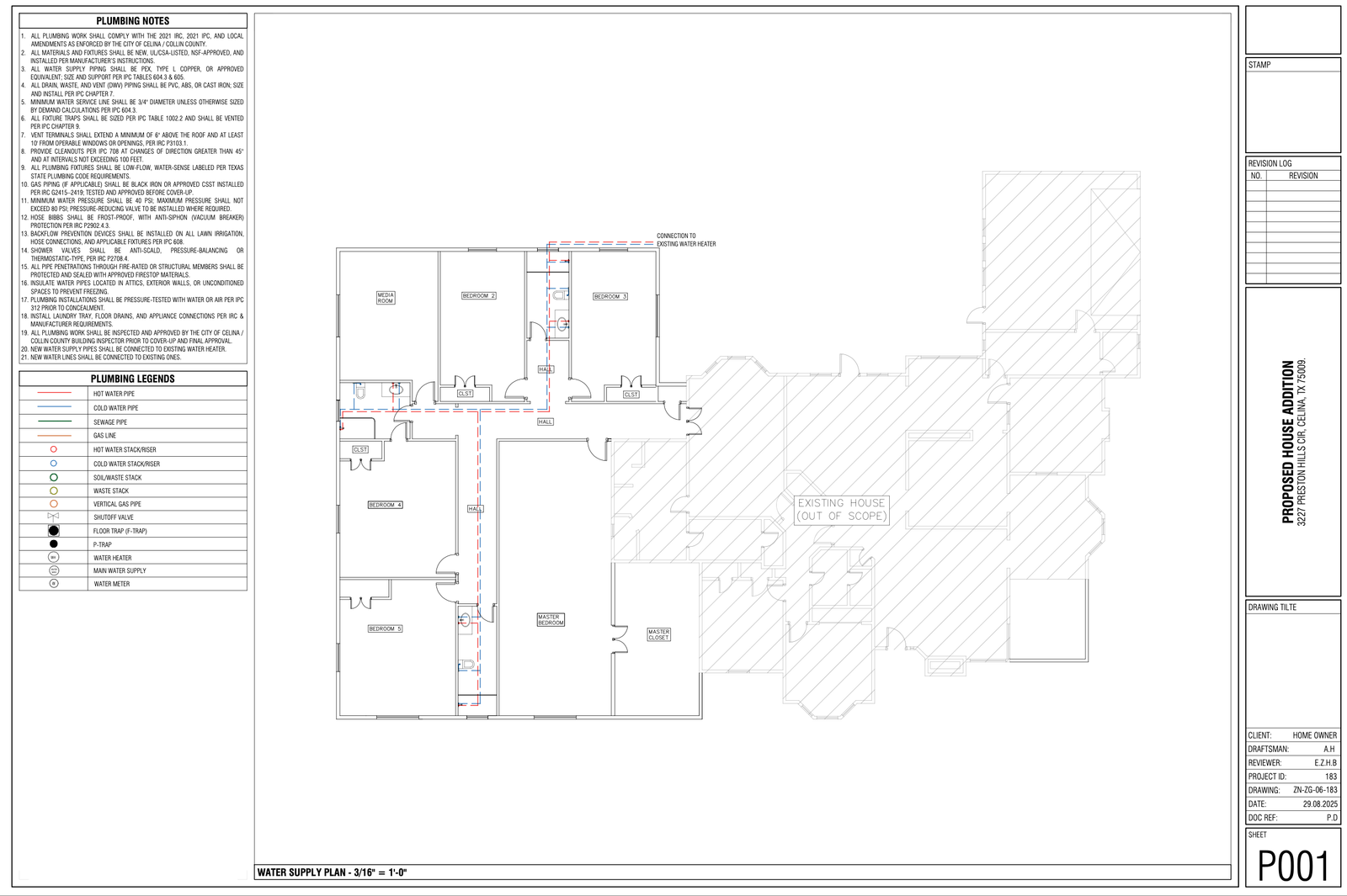 Preston Hills Residence, MEP Design for Home Addition — slide 2