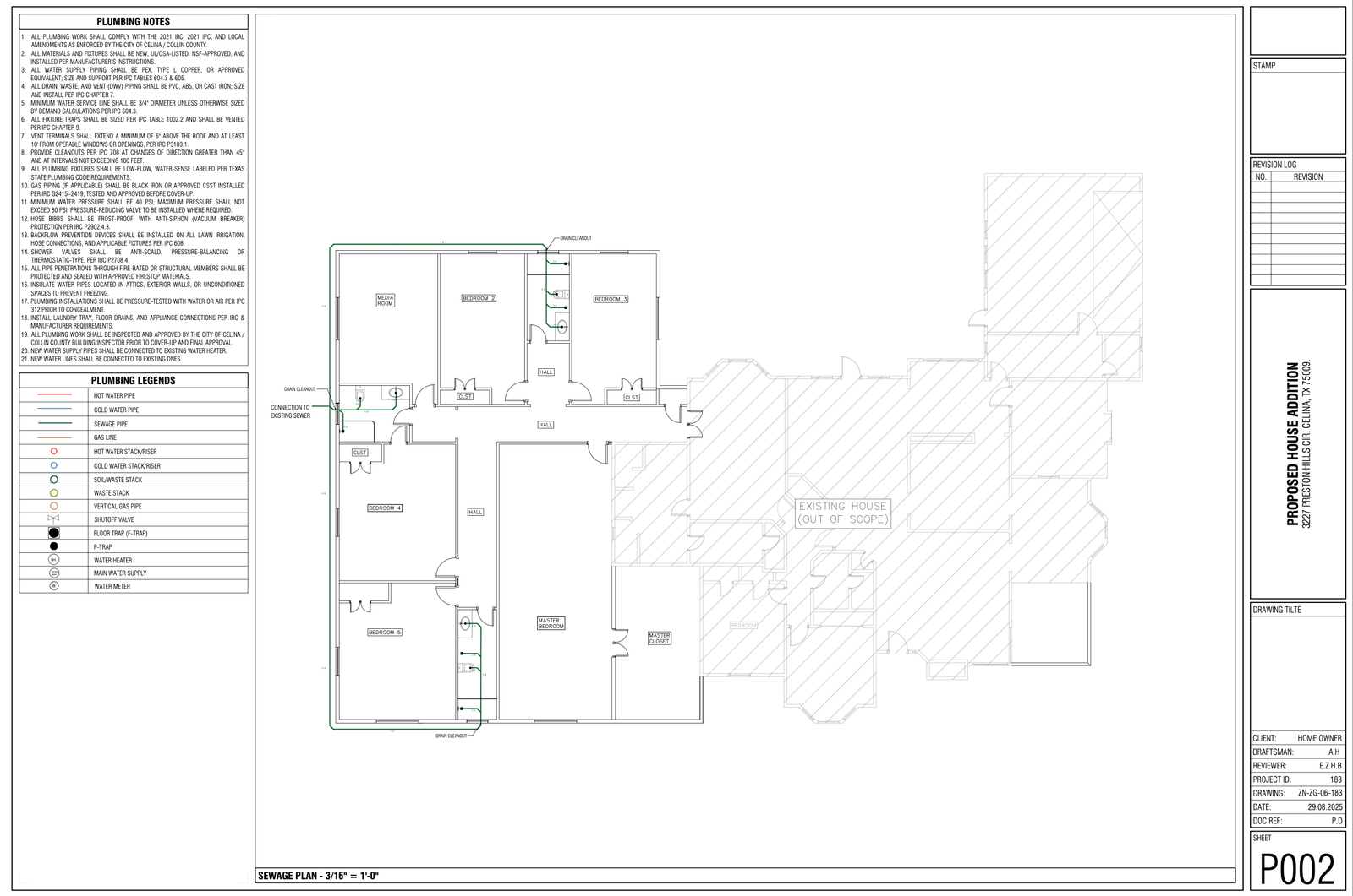 Preston Hills Residence, MEP Design for Home Addition — slide 3