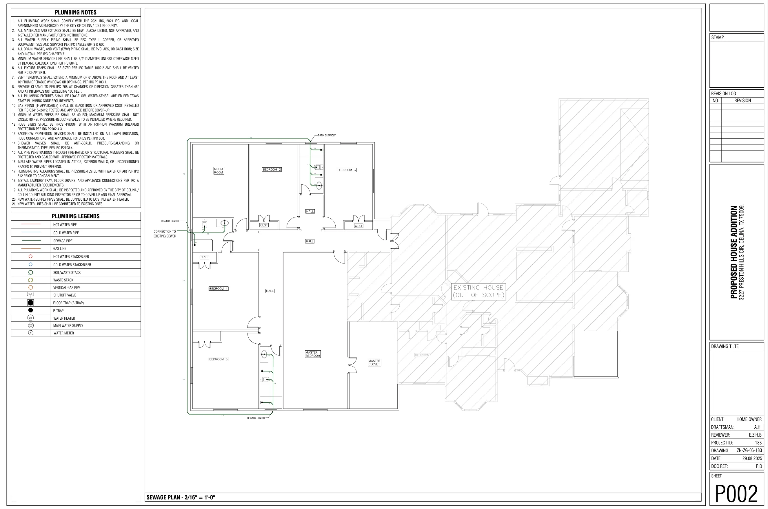 Preston Hills Residence, MEP Design for Home Addition — slide 3