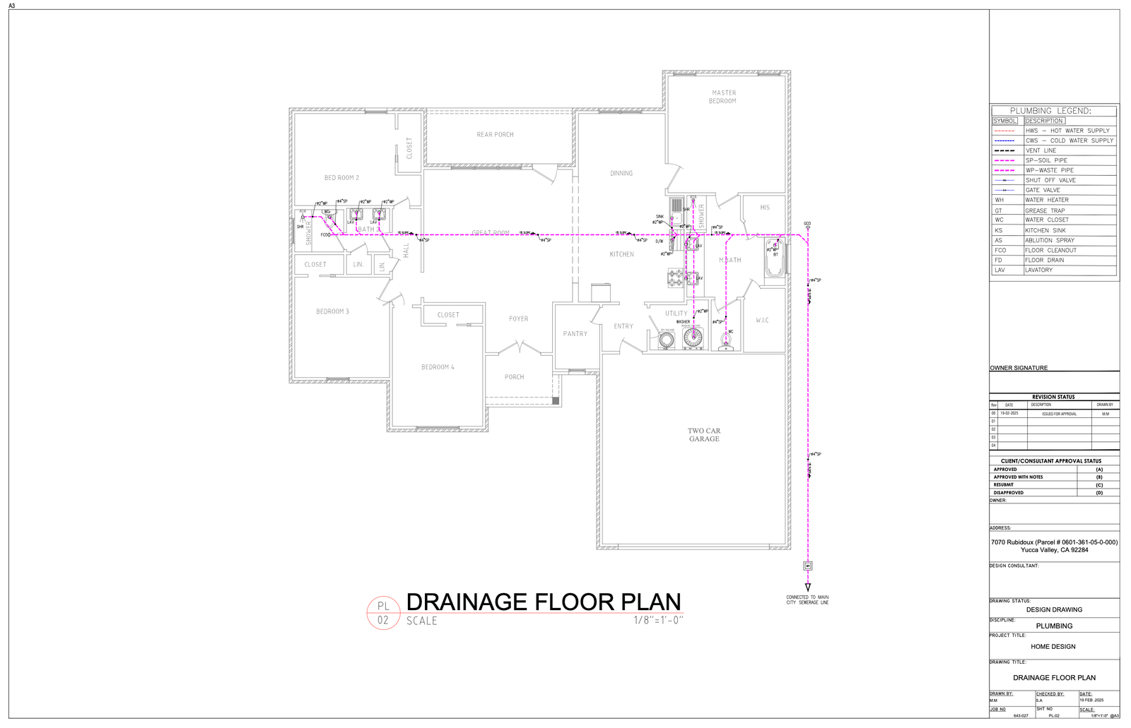 Rubidoux Residence, Full MEP Design Package — slide 2
