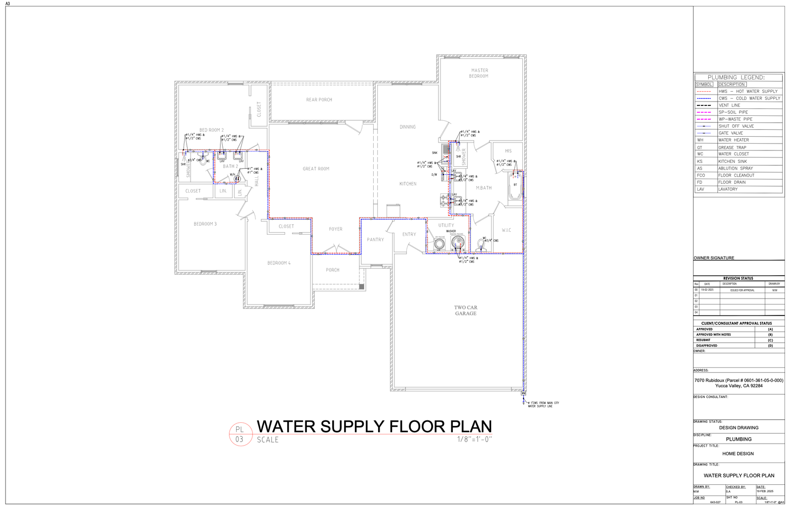 Rubidoux Residence, Full MEP Design Package — slide 3