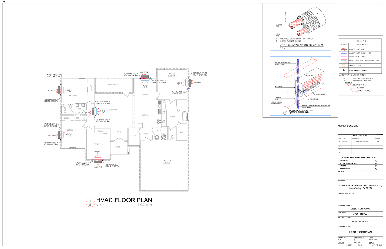 Rubidoux Residence, Full MEP Design Package — slide 5